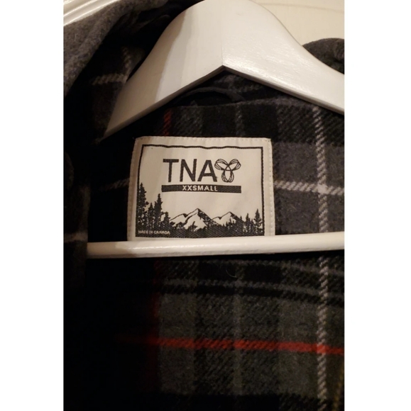 TNA grey wool duffle coat - Picture 3 of 3